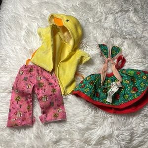 American doll mini clothes , duck robe is cabbage patch